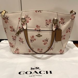 Coach Leather Prairie Satchel in Floral Print